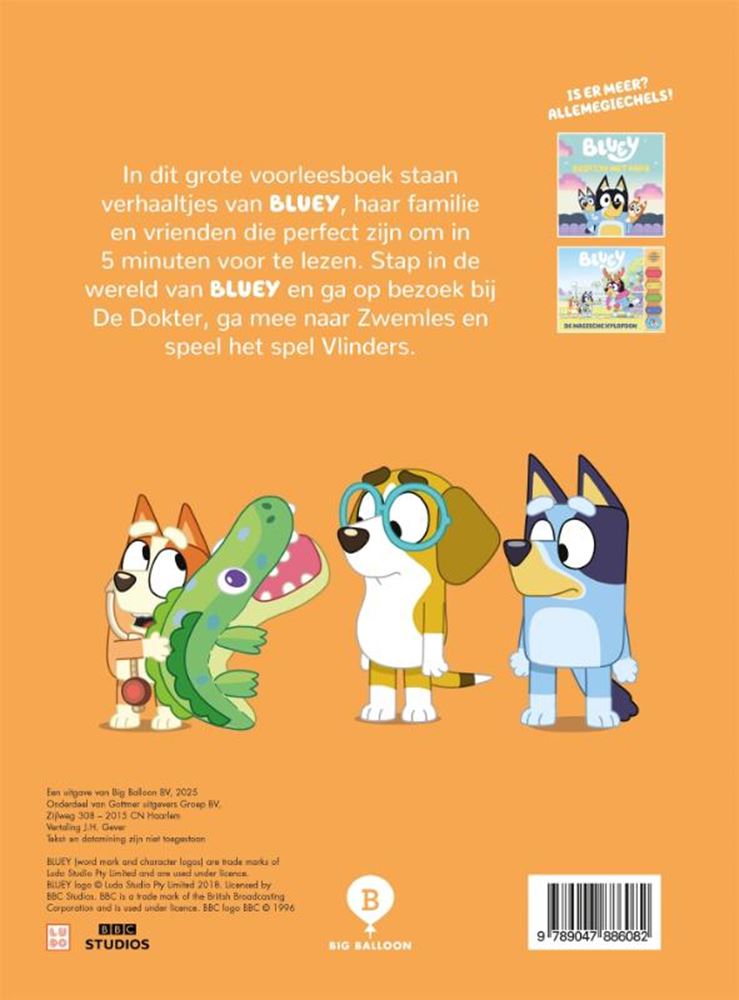 Het grote voorleesboek van bluey 2+