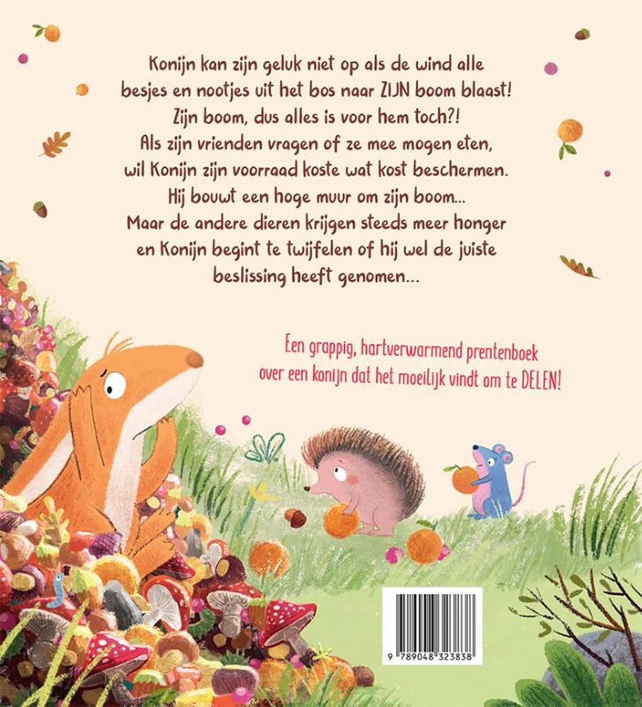 Konijn deelt liever niet 3+
