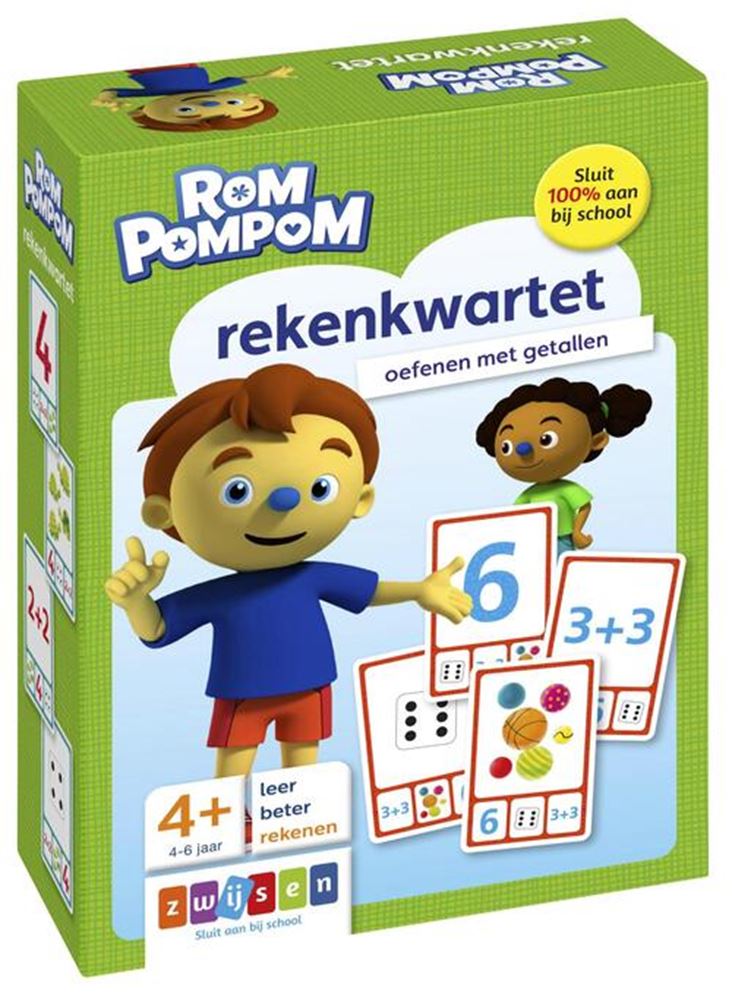 Zwijsen romppompom rekenkwartet