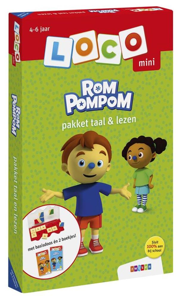 Wpg uitgevers mini loco - romppompom pakket taal lezen (4-6 jaar)
