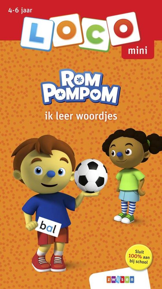 Wpg uitgevers minilocomotief - romppompom ik leer woordjes (4-6 jaar)