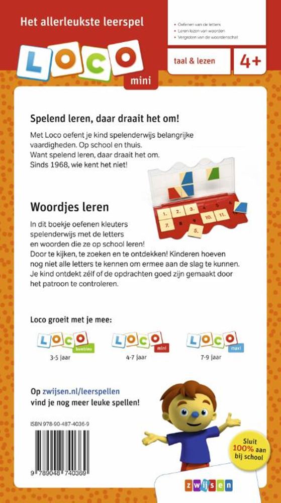 Wpg uitgevers minilocomotief - romppompom ik leer woordjes (4-6 jaar)