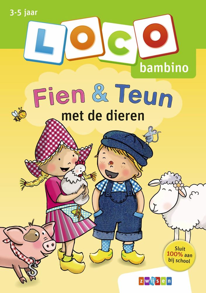 Loco bambino oefenboekje fien teun met de dieren