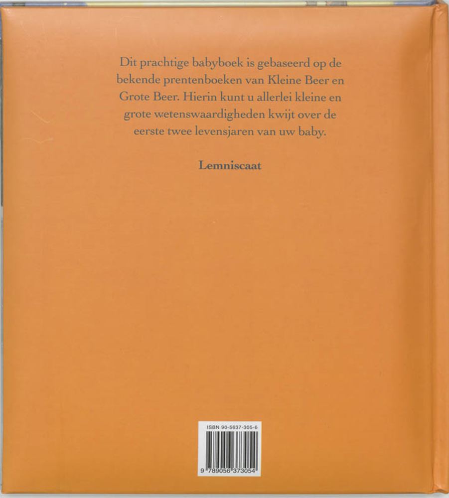Kleine beer babyboek