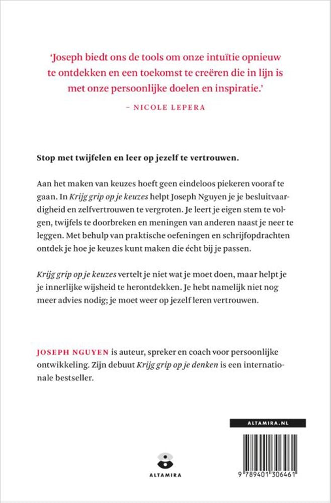 Krijg grip op je keuzes -