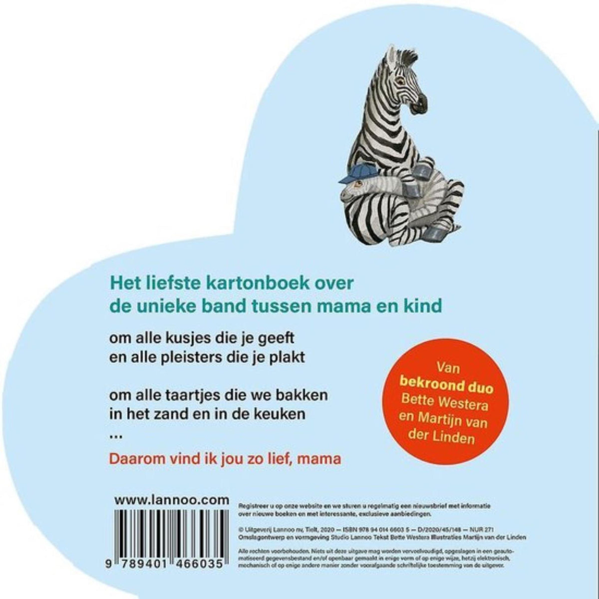 Kartonboek daarom vind ik je lief mama