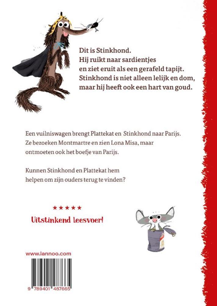 Stinkhond in parijs. 6+