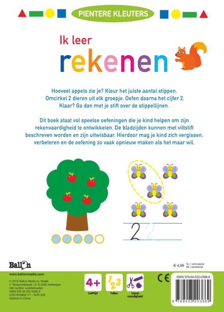 Ik leer rekenen 4+