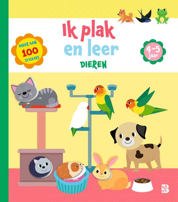 Standaard uitgeverij ik plak en leer - dieren 4-5 jaar