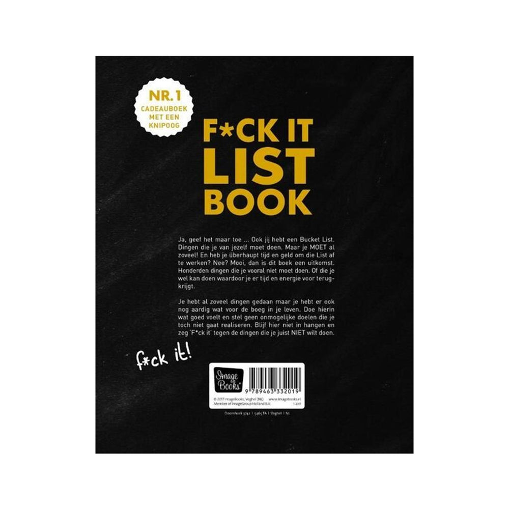 Imagebooks f*ck it list book
