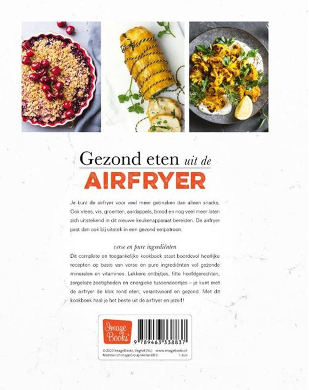 Imagebooks gezond eten uit de airfryer kookboek