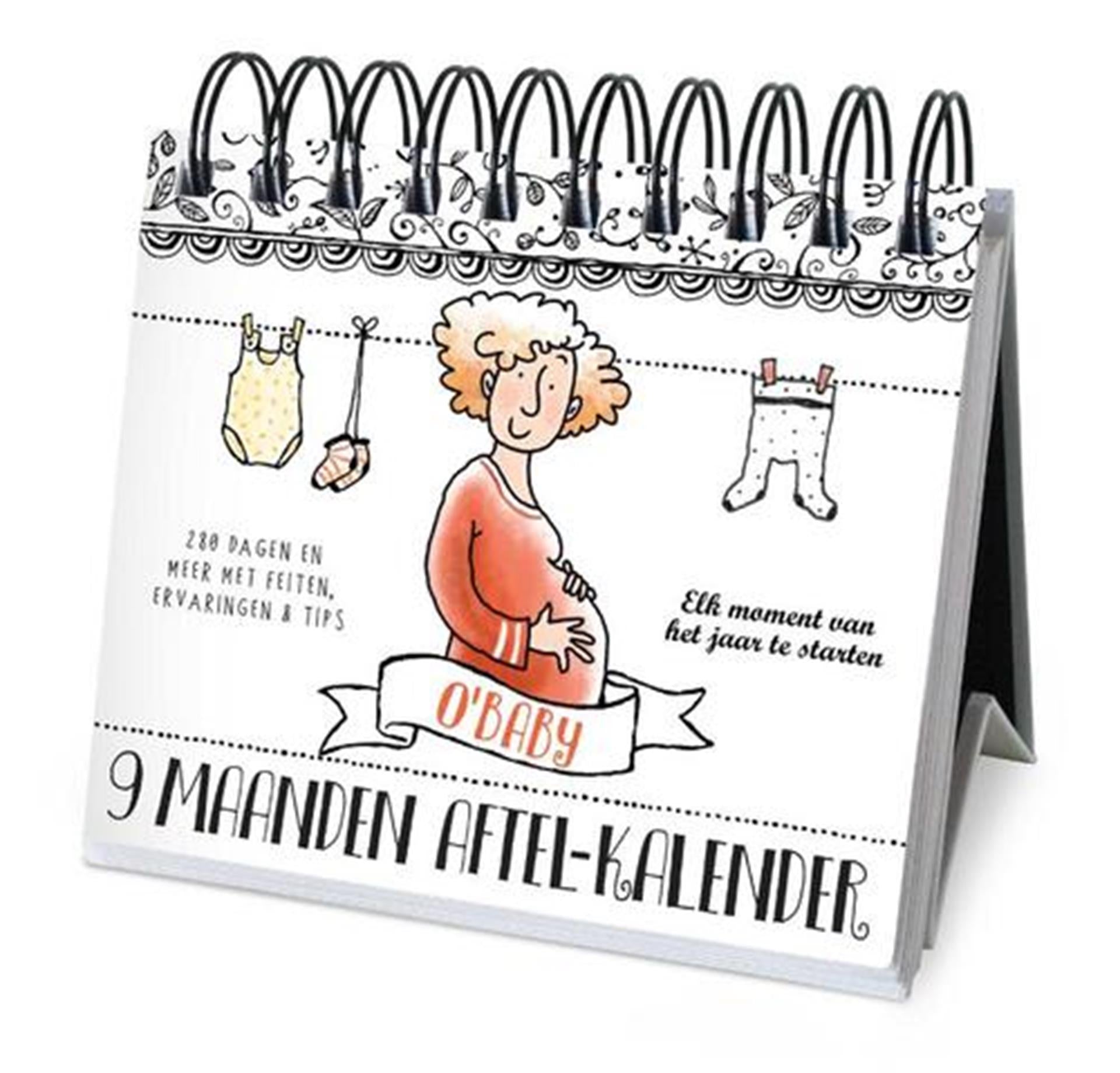 Imagebooks o'baby 9 maanden aftelkalender
