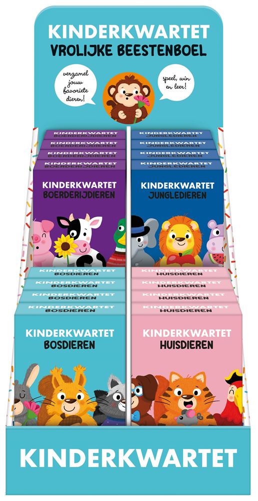 Dsp. kinderkwartet. 4x4 stuks