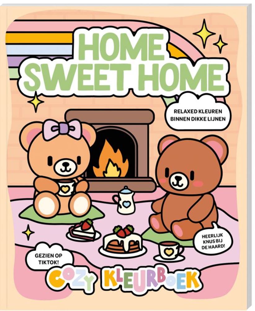 Cozy kleurboek - home sweet home.