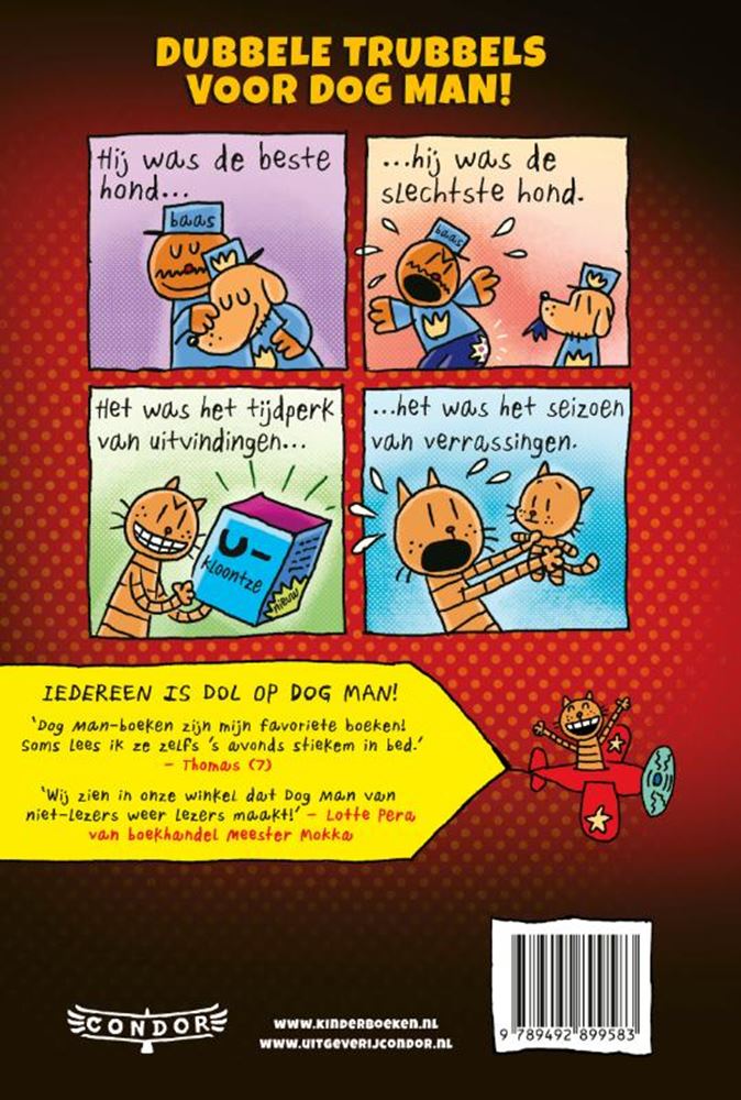Basisboek dog man en de gekloonde kat