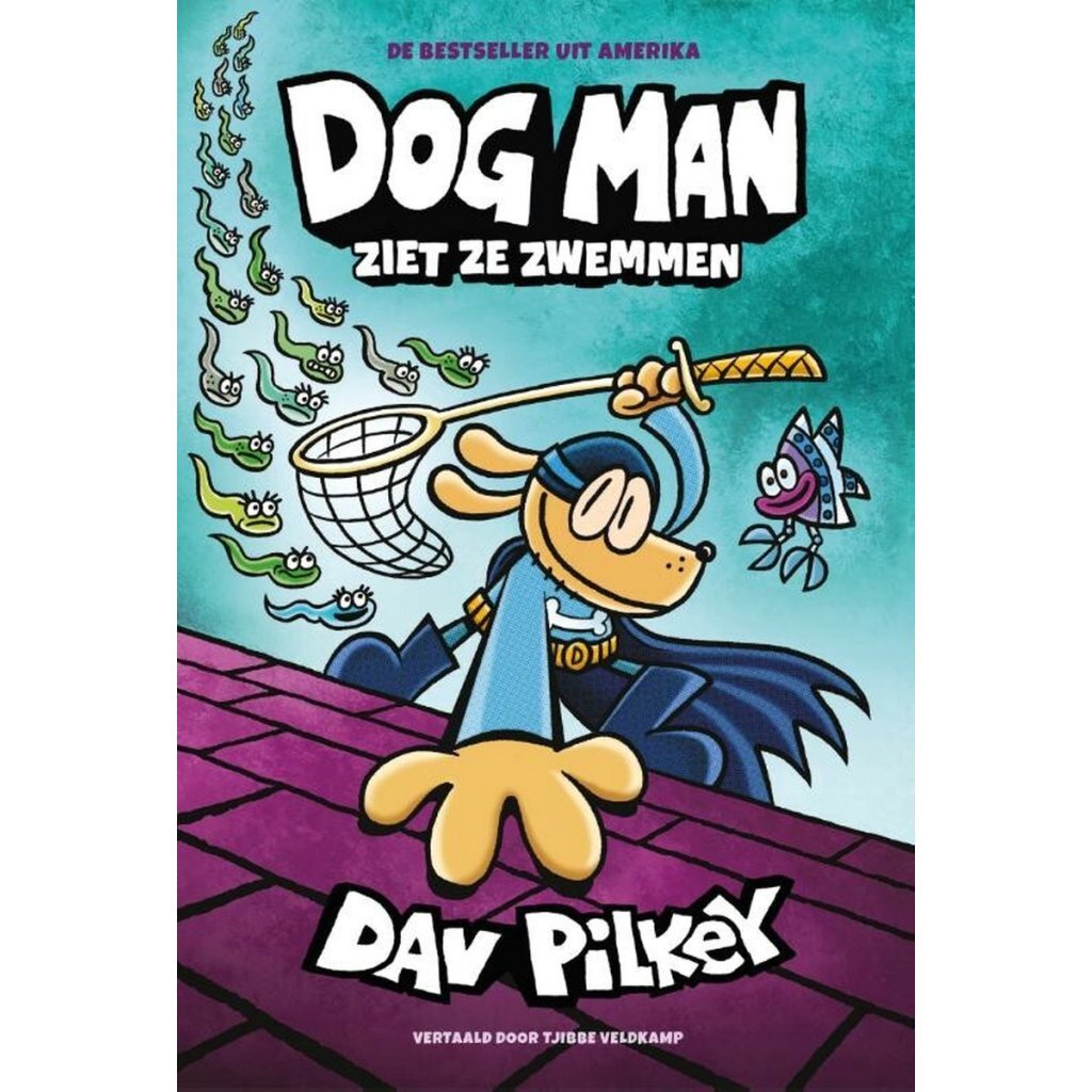 Basisboek Dog Man Deel 8 Dog Man Ziet Ze Zwemmen