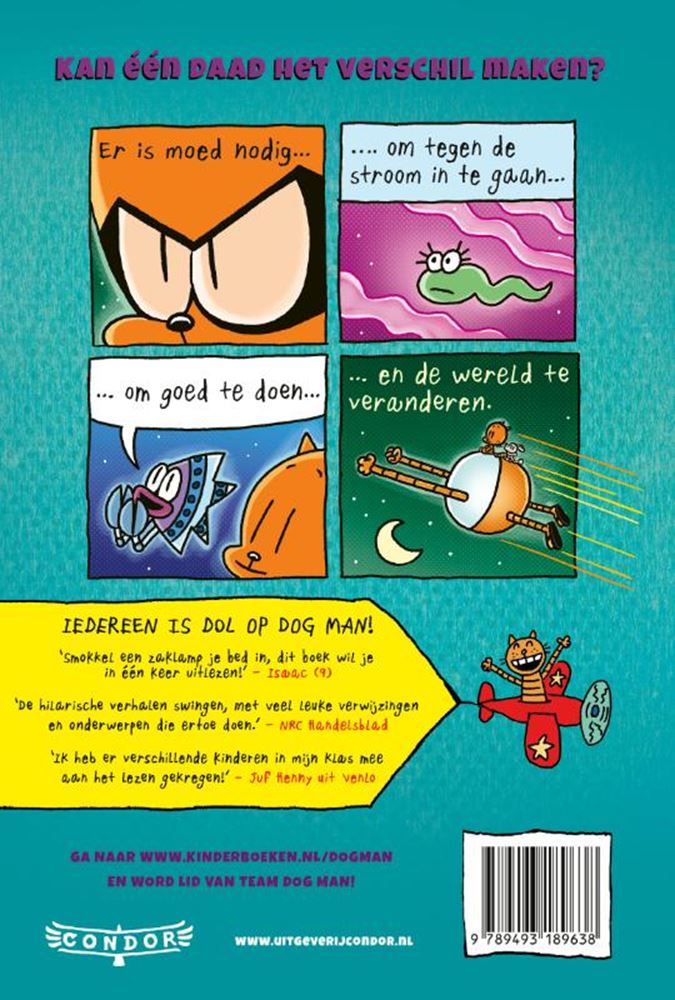 Basisboek Dog Man Deel 8 Dog Man Ziet Ze Zwemmen