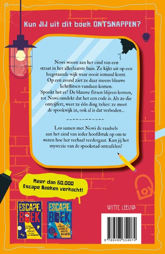 Escape boek - het spoor door de spooksta
