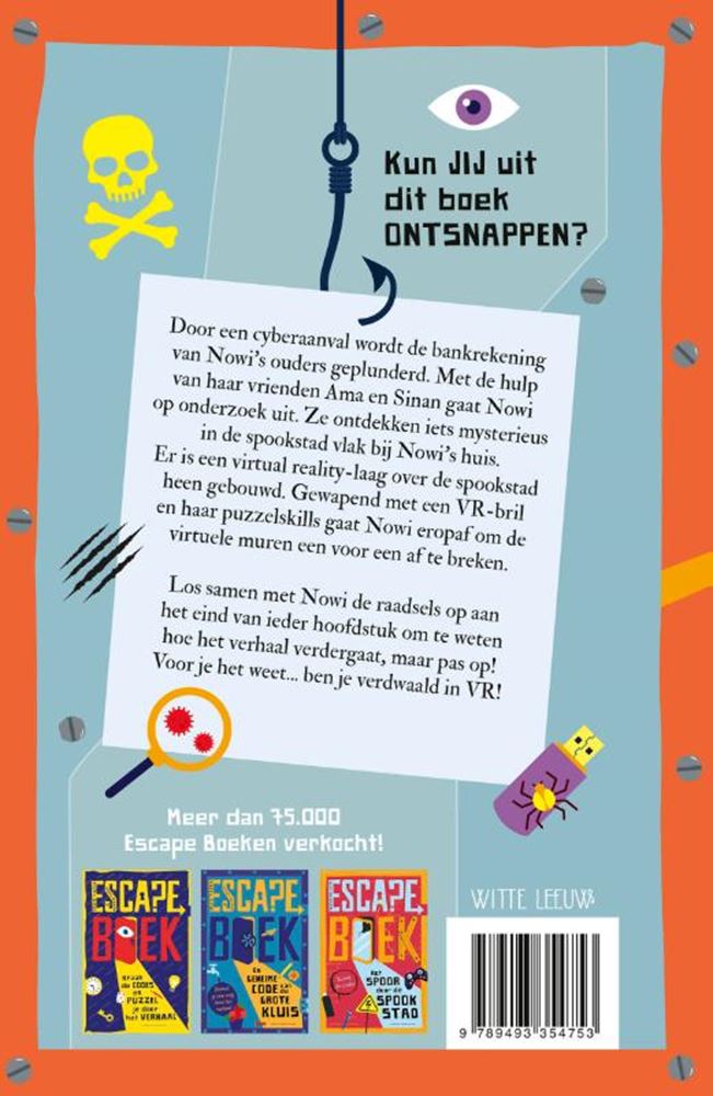 Escape boek - verdwaald in vr 9+