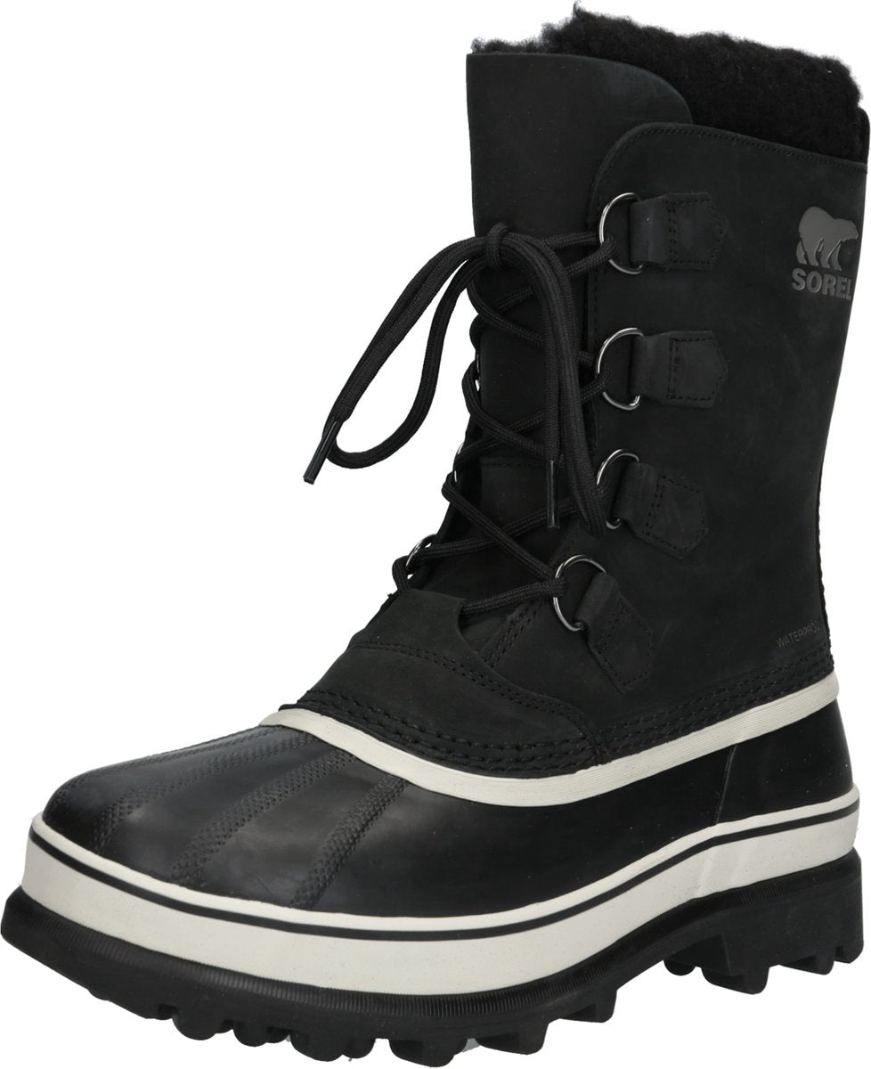 Sorel caribou™ wp men's snowboots - black, dark stone - maat 42