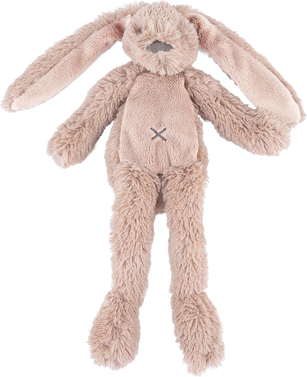 Happy horse konijn richie flatstyle knuffel 27cm - oudroze - baby knuffel