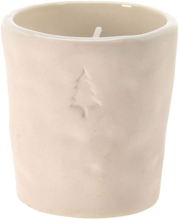 Koopman theelichthouder kerst wit, 12st.