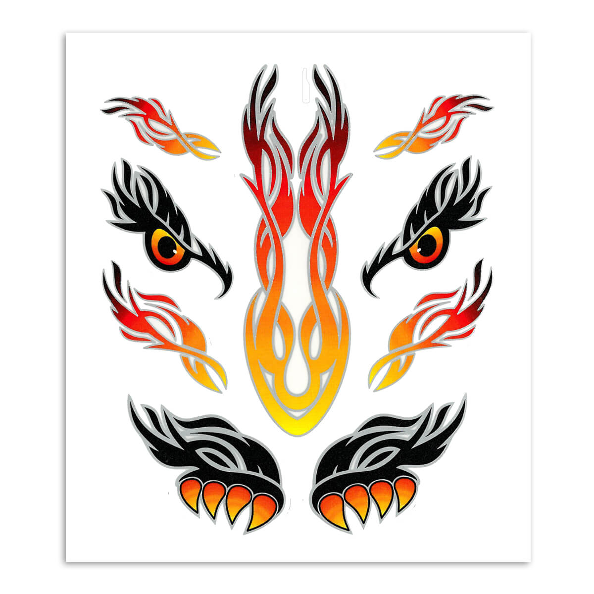 Stickerset tribal ogen ogen tribal sticker
