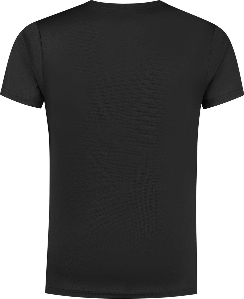 Rogelli promo hardloopshirt heren - korte mouwen - zwart - 152 164