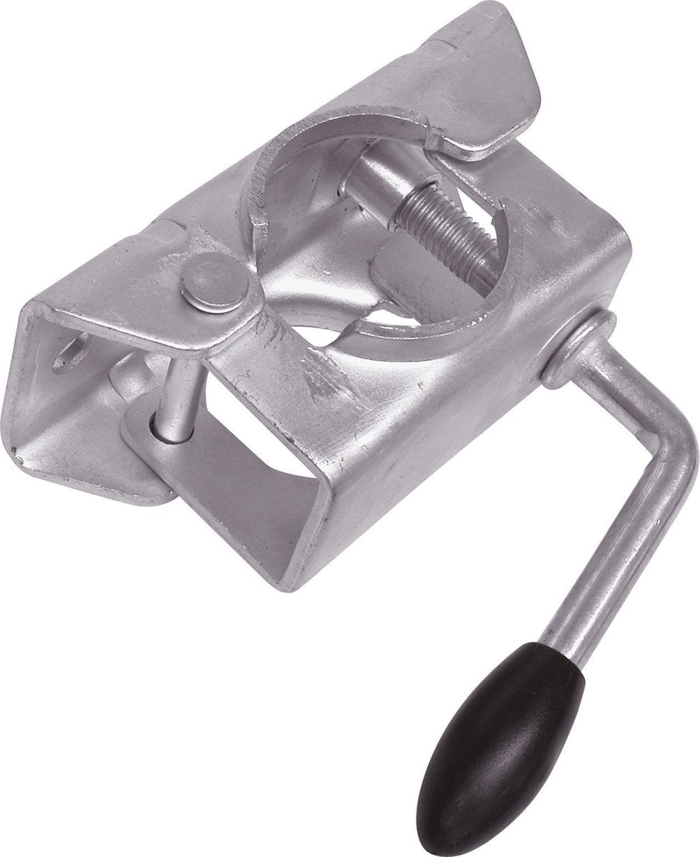 Carpoint klem voor neuswiel - gegalvaniseerd - voor ongeremde dissel - voor aanhanger of trailer ø 48 mm