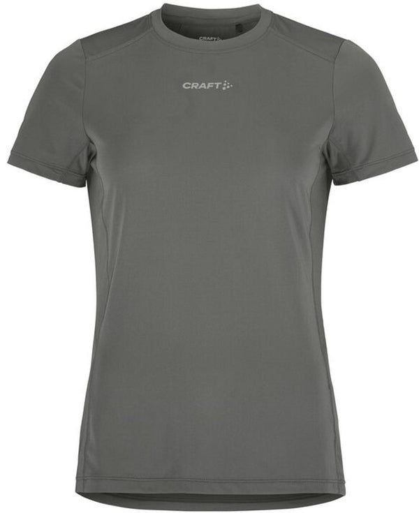Craft adv essence ss tee 2 w dames sportshirt - granite xl