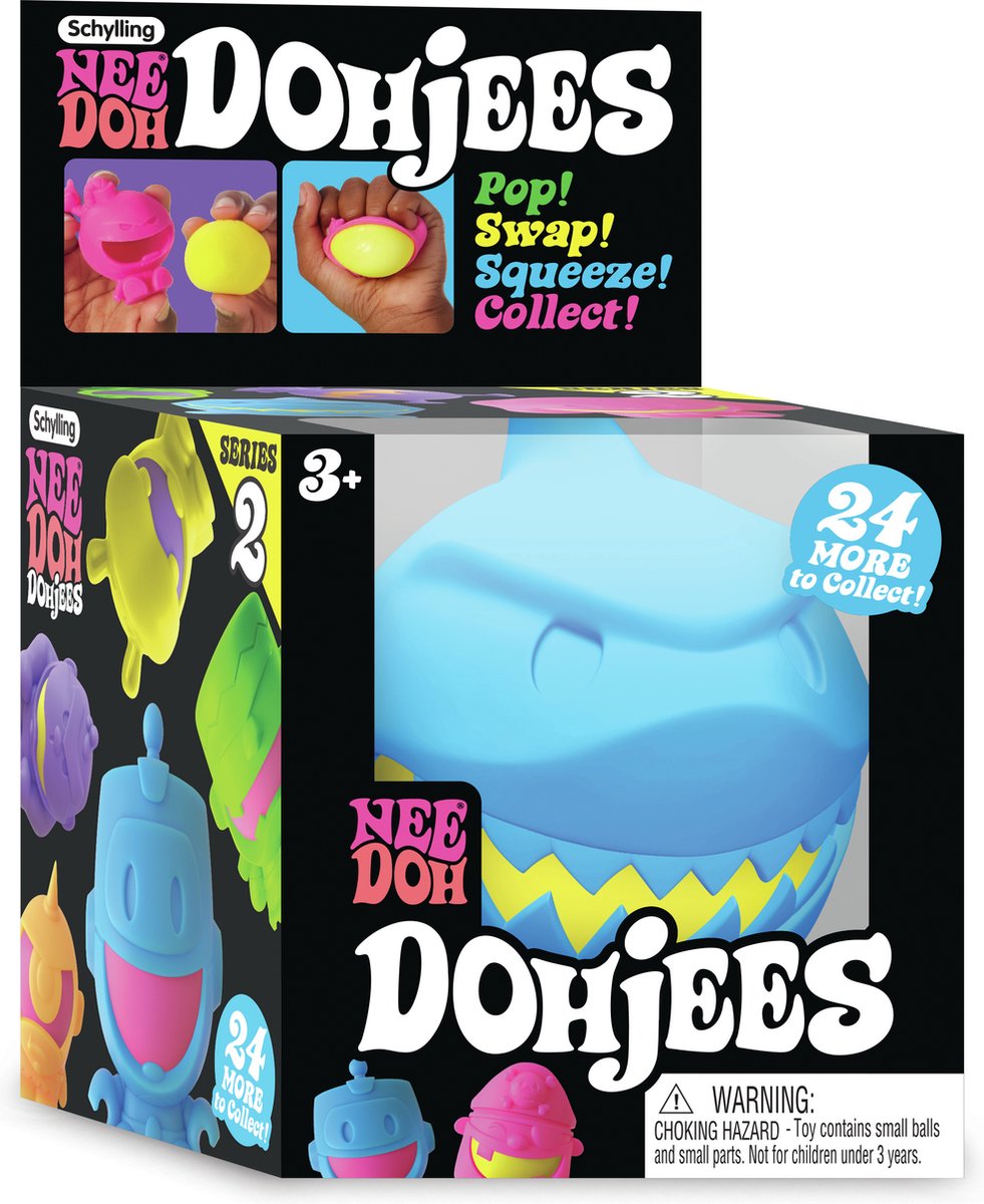 Schylling needoh dohjees stressbal speelgoed kleurrijk 1 stuk.