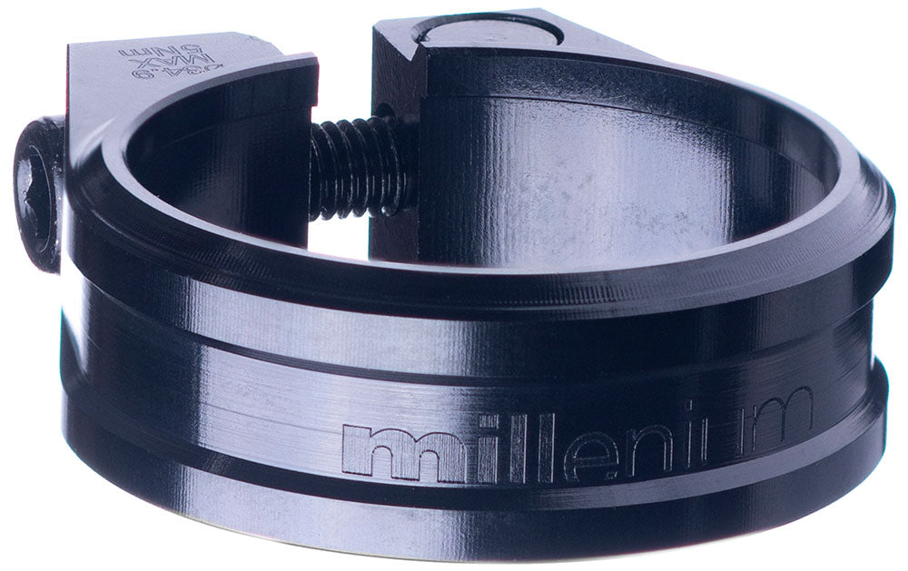 Sixpack racing millenium 34.9mm seat clamp | black orange