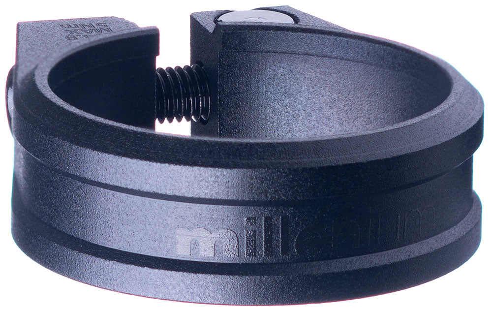 Sixpack racing millenium 34.9mm seat clamp | black orange