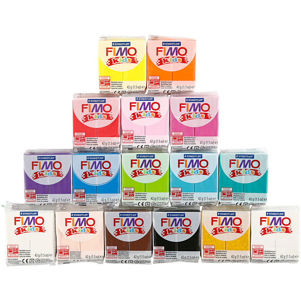 Fimo® kids boetseerklei, 32x42 gr 1 doos