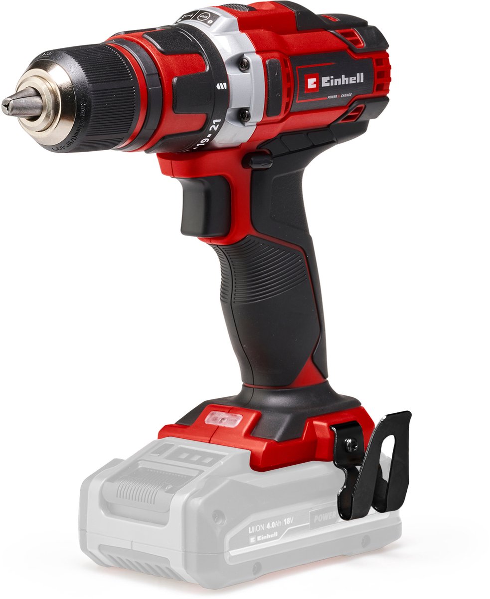 Einhell accu boor- schroefmachine te-cd 18 40 li solo - power x-change - 18 v li-ion - 40 nm - 0-400 0-1.500 t min - 13 mm snelspanboorkop - elektronische snelheidsregeling - excl. accu en lader