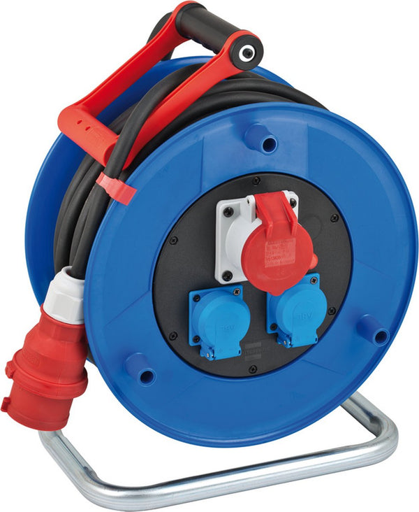 Brennenstuhl garant cee 1 ip44 kabelhaspel voor industrie bouw 30m h07rn-f 5g2,5