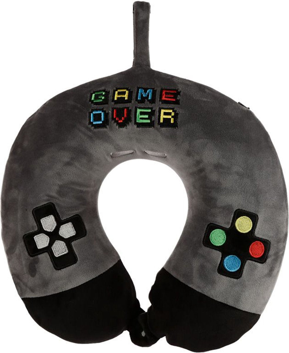 Relaxeazzz spel over pluche memory foam nekkussen