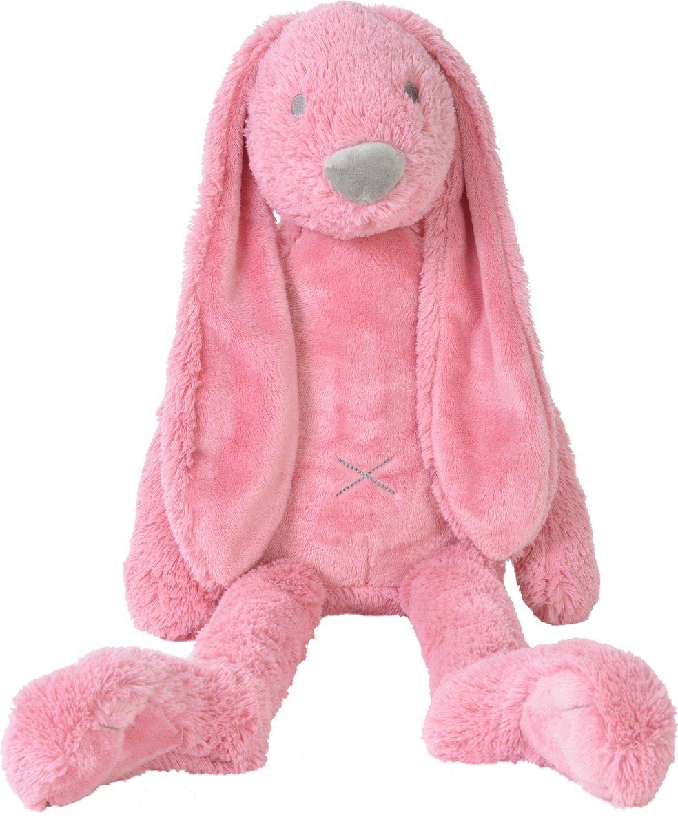Happy horse konijn richie knuffel 58cm - donkerroze - baby knuffel