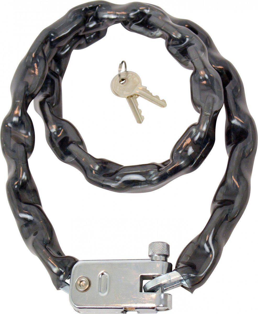 Dresco kettingslot - 105cm - 5,5x5,5mm - grijs