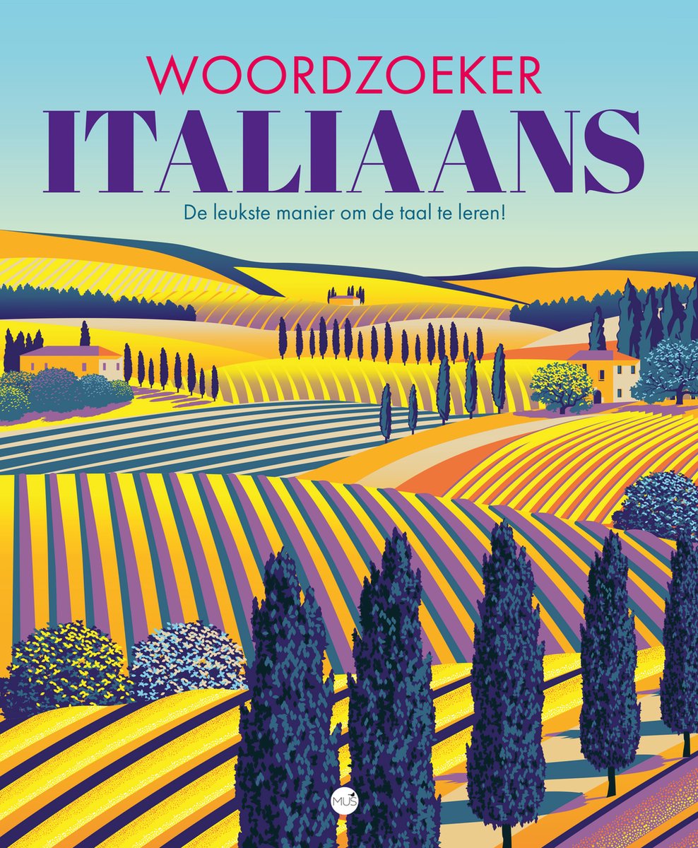 Uitgeverij mus woordzoeker italiaans - 100 italiaanse woordzoekers