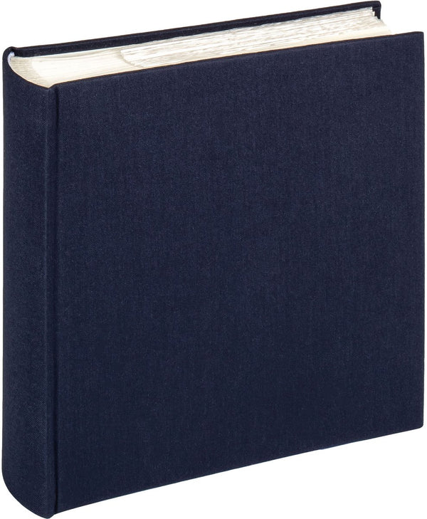 Walther me-510-u cloth - memo insteekalbum - formaat 23 x 22 cm - 200 foto's 10 x 15 cm - donkerblauw