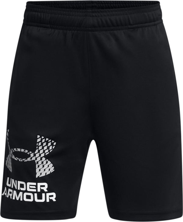 Under armour ua tech logo shorts jongens sportbroek - zwart 164