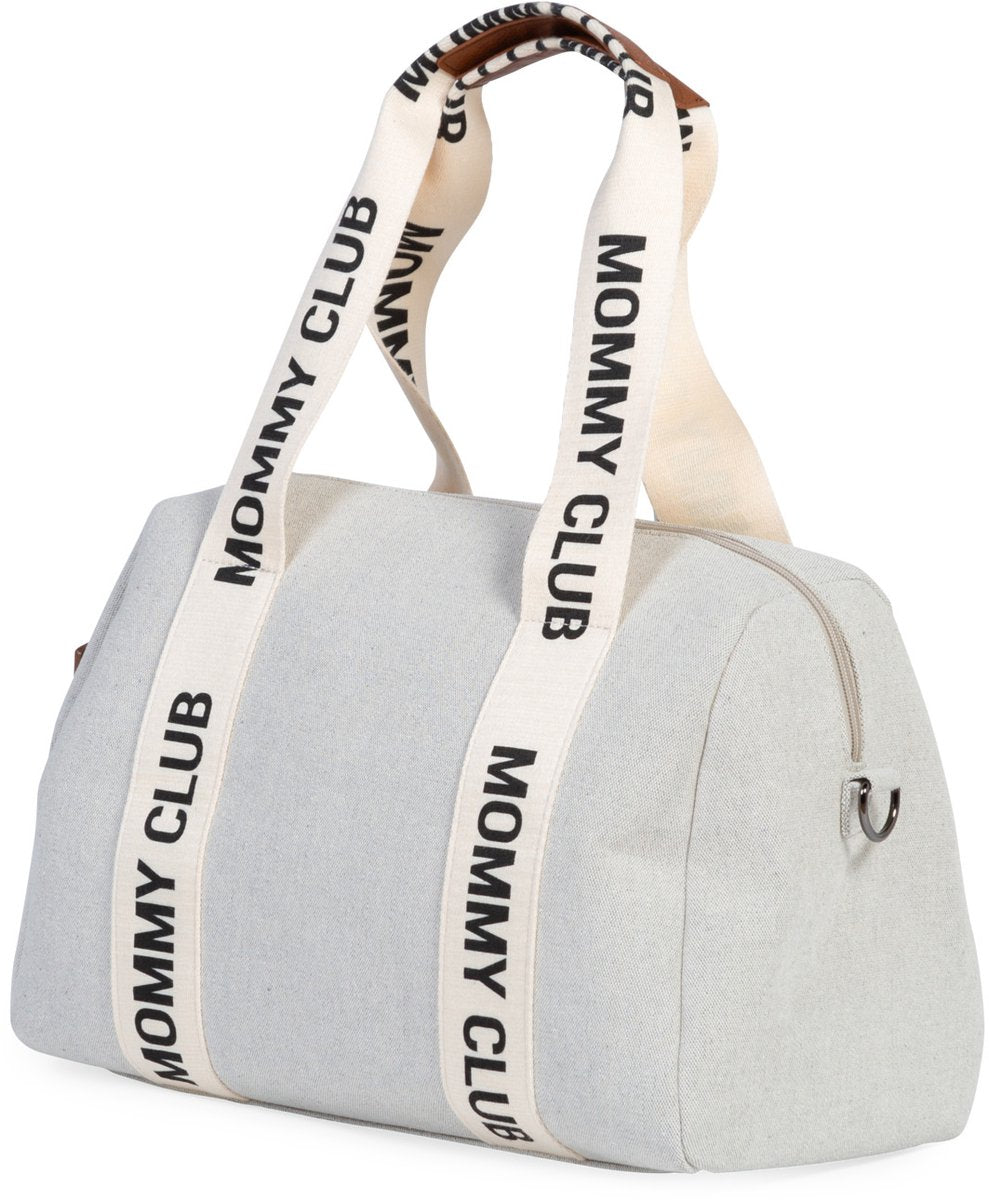 Childhome mommy club verzorgingstas - luiertas - canvas - ecru - 38 x 21 x 27 cm - 22l