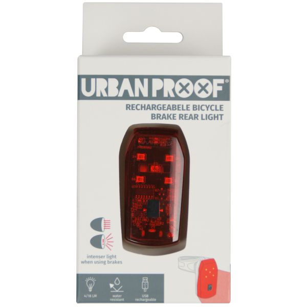 UrbanProof achterlicht remlicht oplaadbaar