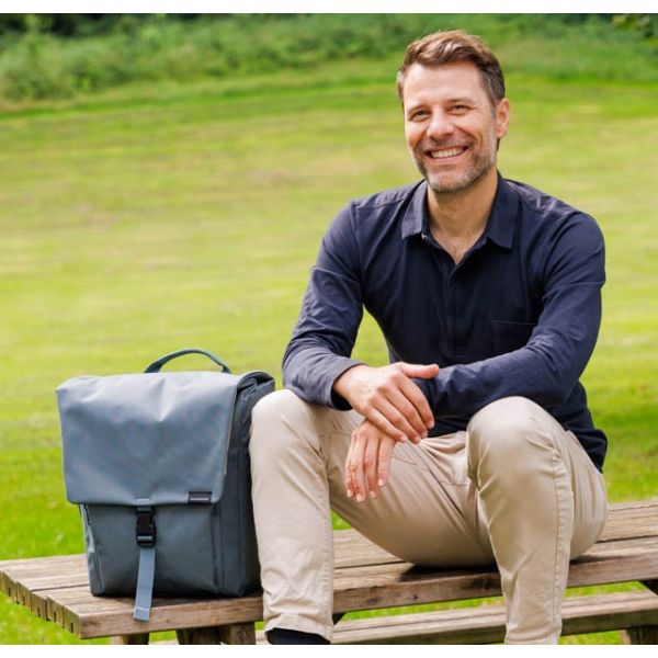 Nieuw tas looxs tulum enkel grijs groen | 16l