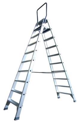 Asc dubbele trap dt-10 met beugel (nml)