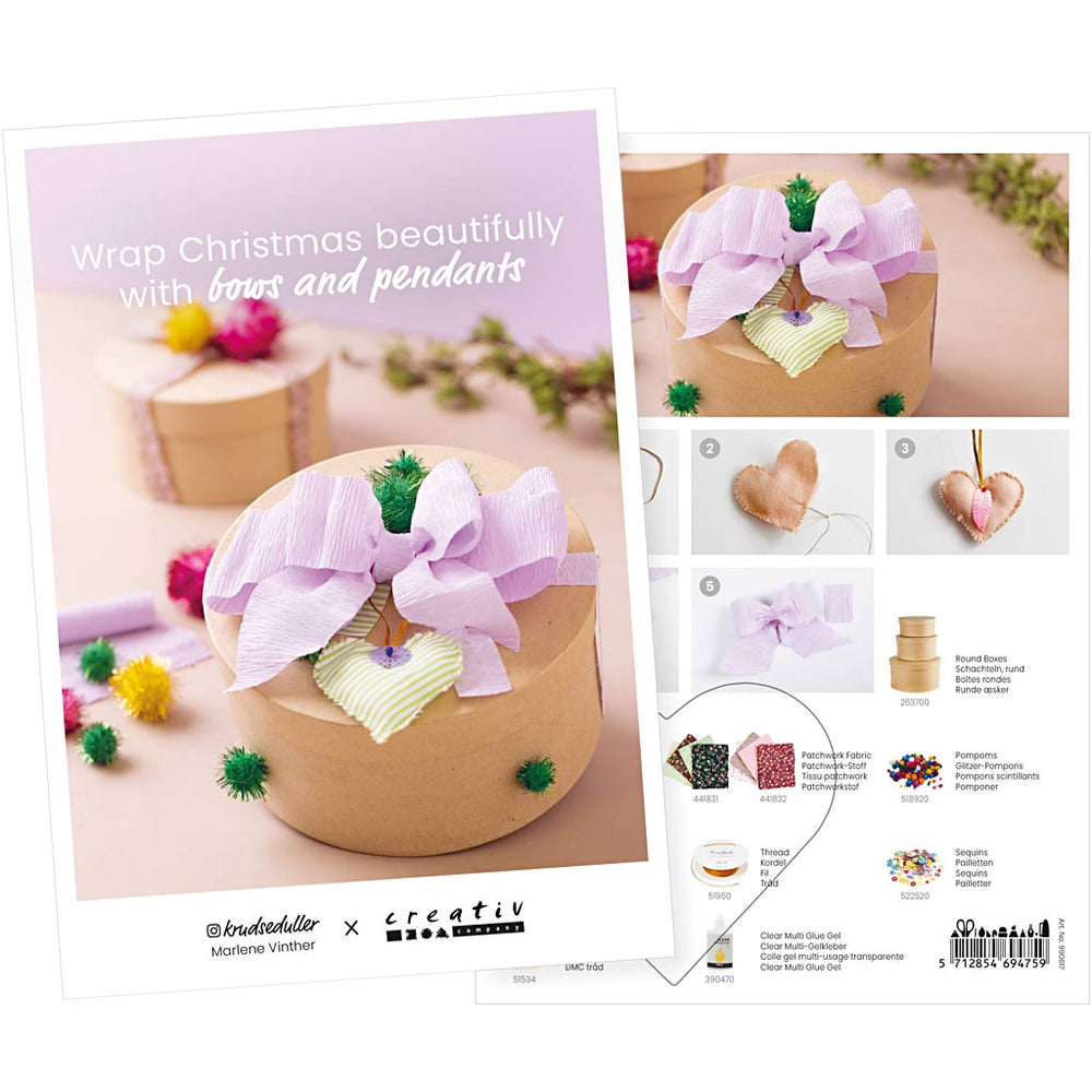 Https: www.cchobby.nl ansichtkaart-pak-kerst-mooi-in-met-strikjes-en-hangers-a5-vel-14-8x21-cm-1-stuk