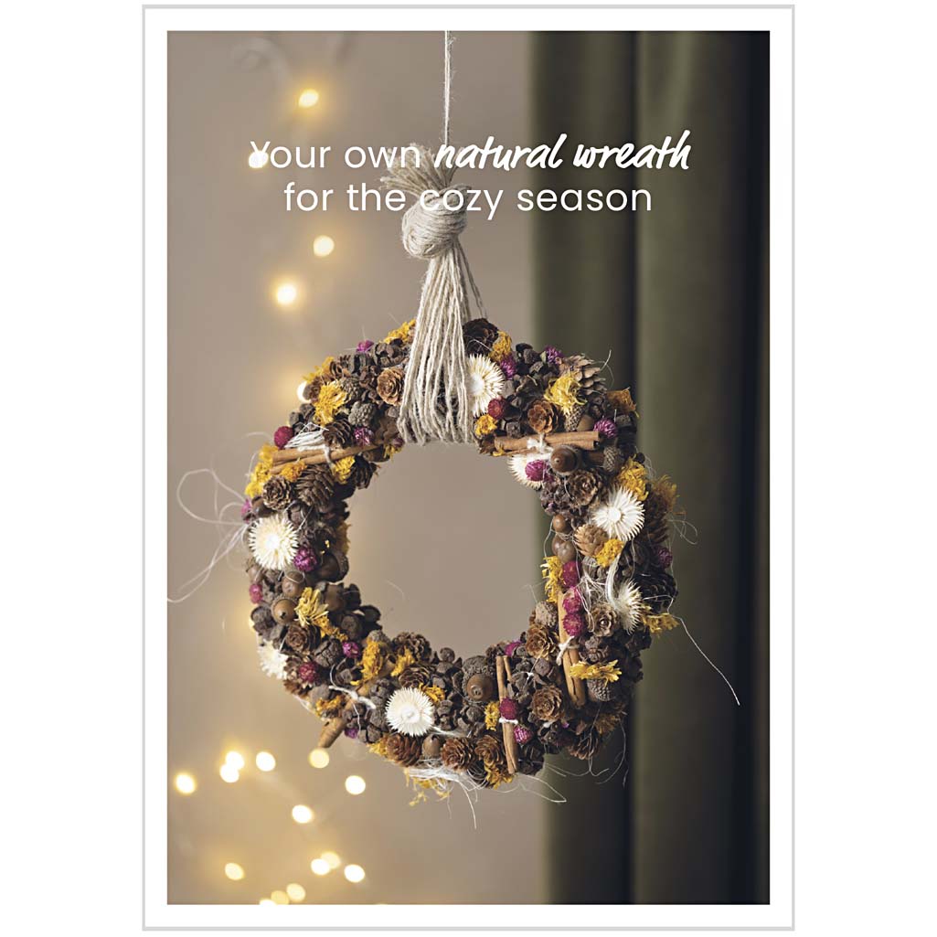 Https: www.cchobby.nl ansichtkaart-natuurlijke-krans-a5-vel-14-8x21-cm-1-stuk