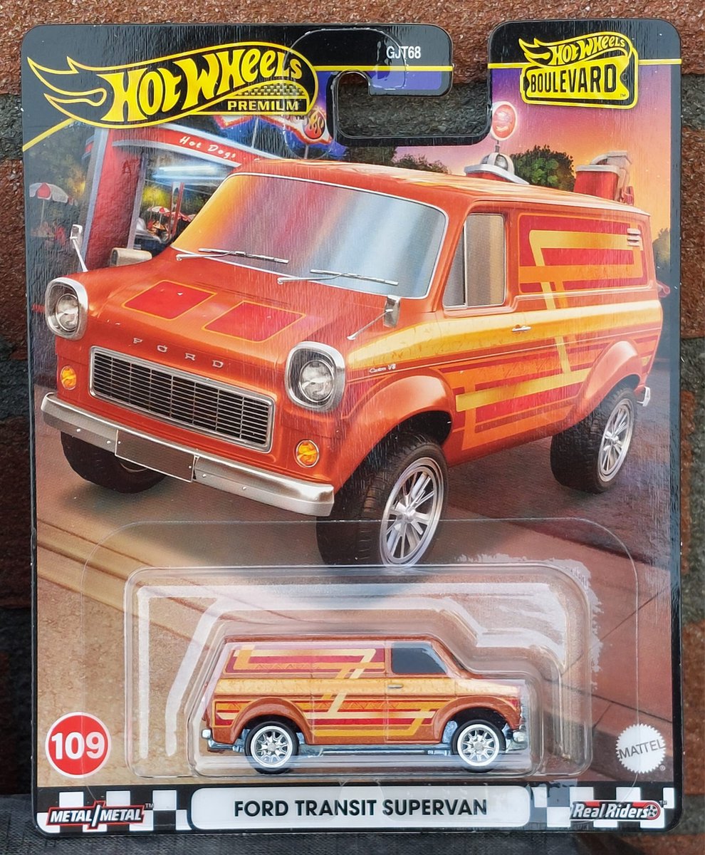 Hot wheels premium boulevard - ford transit supervan - speelgoedvoertuig