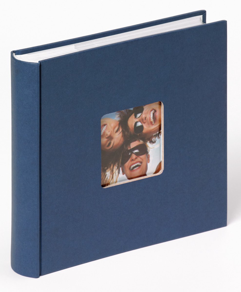 Walther me-116-l fun - memo insteekalbum - 200 foto's 13 x 18 cm - blauw